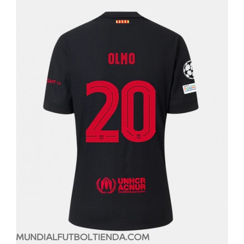 Camiseta Barcelona Dani Olmo #20 Segunda Equipación Replica 2024-25 mangas cortas